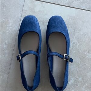 Marc fisher denim  Mary Jane Flats
